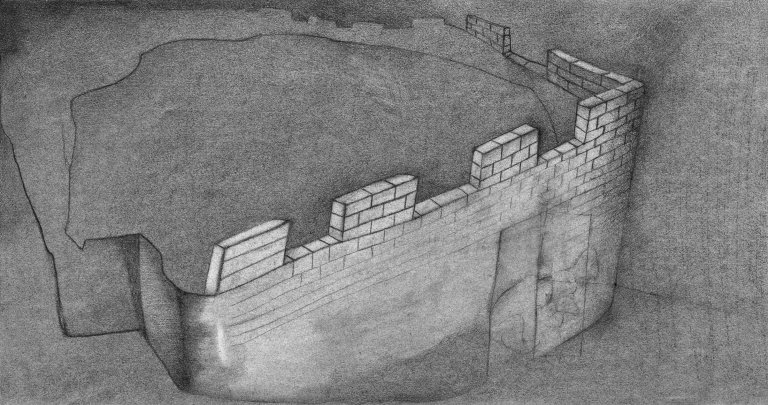 Nikola Čulík: Military, 2022, pencil on paper Nikola Čulík: Military, 2022, pencil on paper