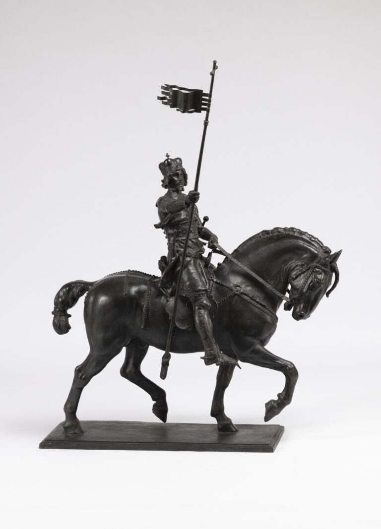 Josef Václav Myslbek: Sv. Václav na koni - model k pomníku, 1894 Josef Václav Myslbek: Sv. Václav na koni - model k pomníku, 1894