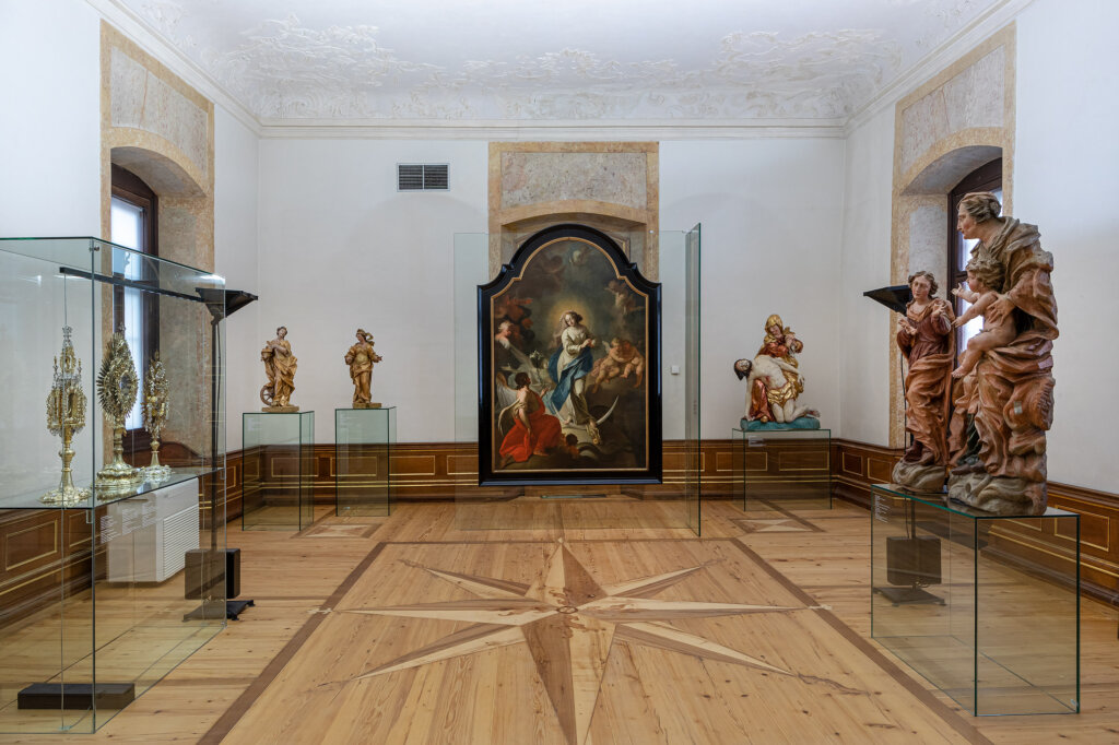 Barokní sály Arcidiecézního muzea Olomouc.