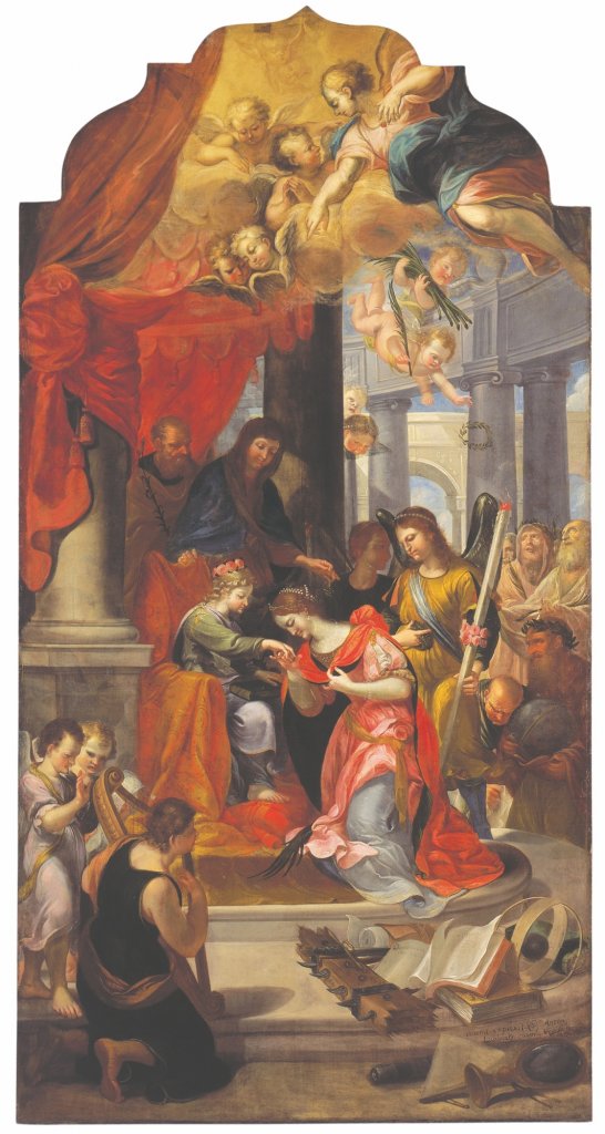 Antonín Martin Lublinský: Zasnoubení sv. Kateřiny, 1675