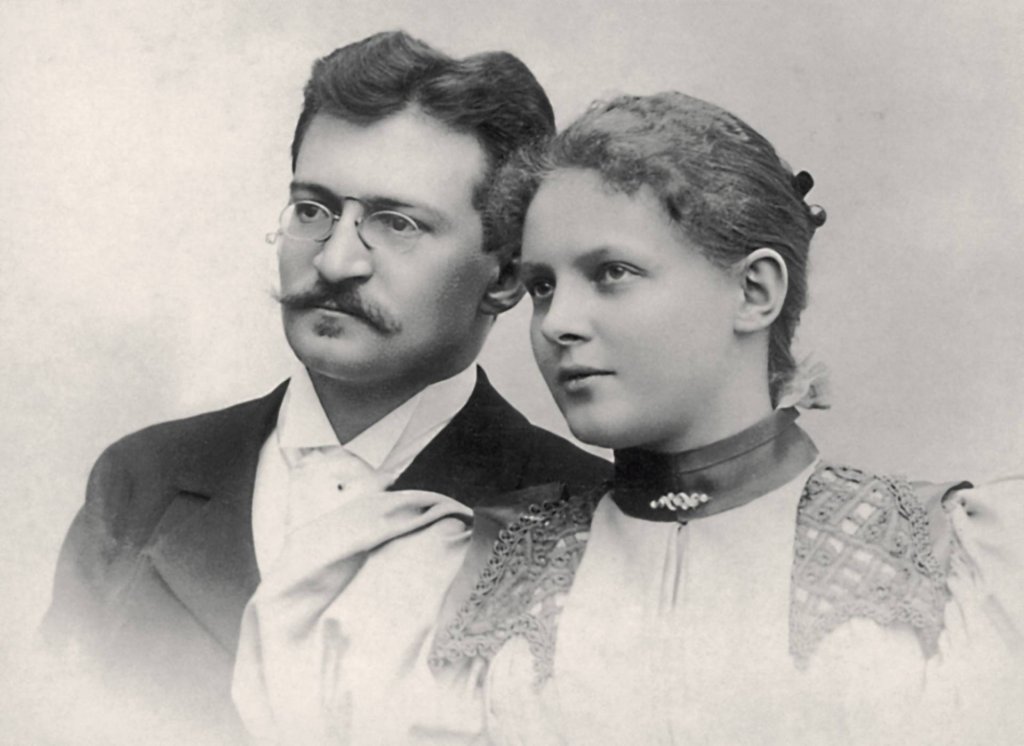 Fotografie Otto a Mädy Primavesiů z roku 1894