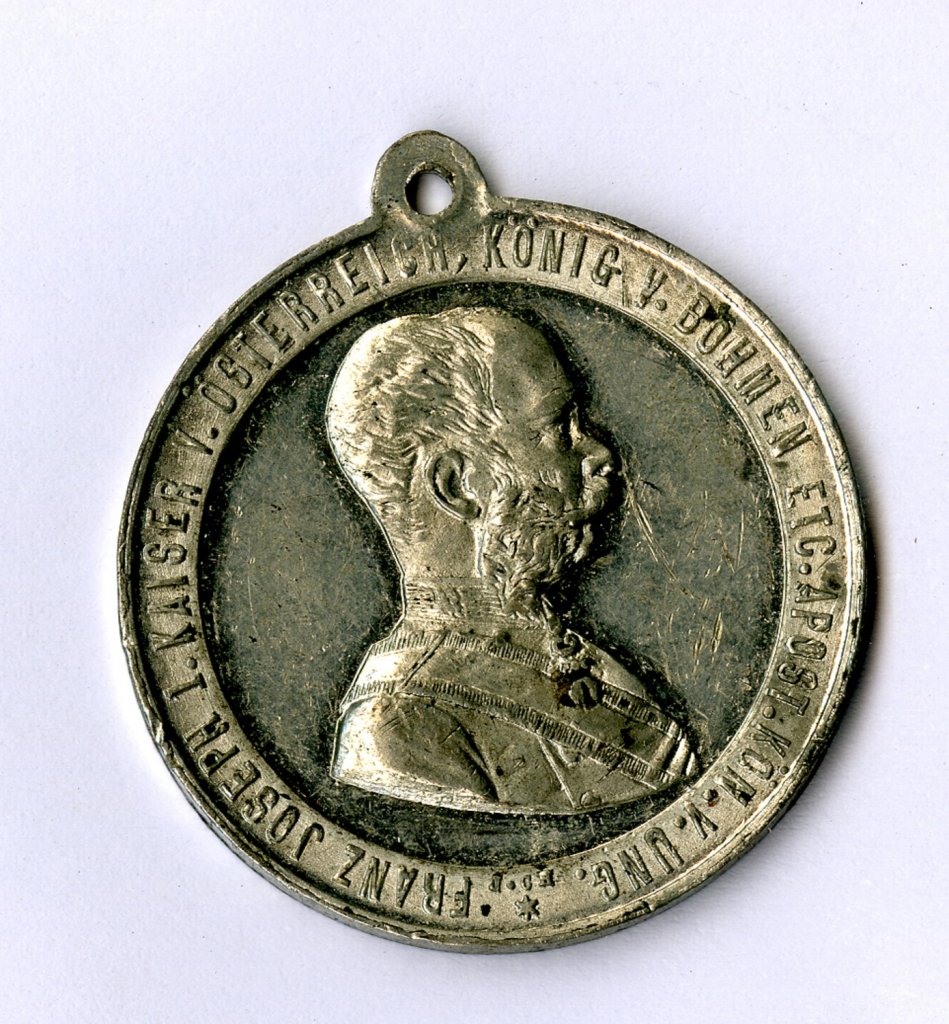 Joseph Christlbauer, Medaile na schůzku tří císařů v Kroměříži, 1885