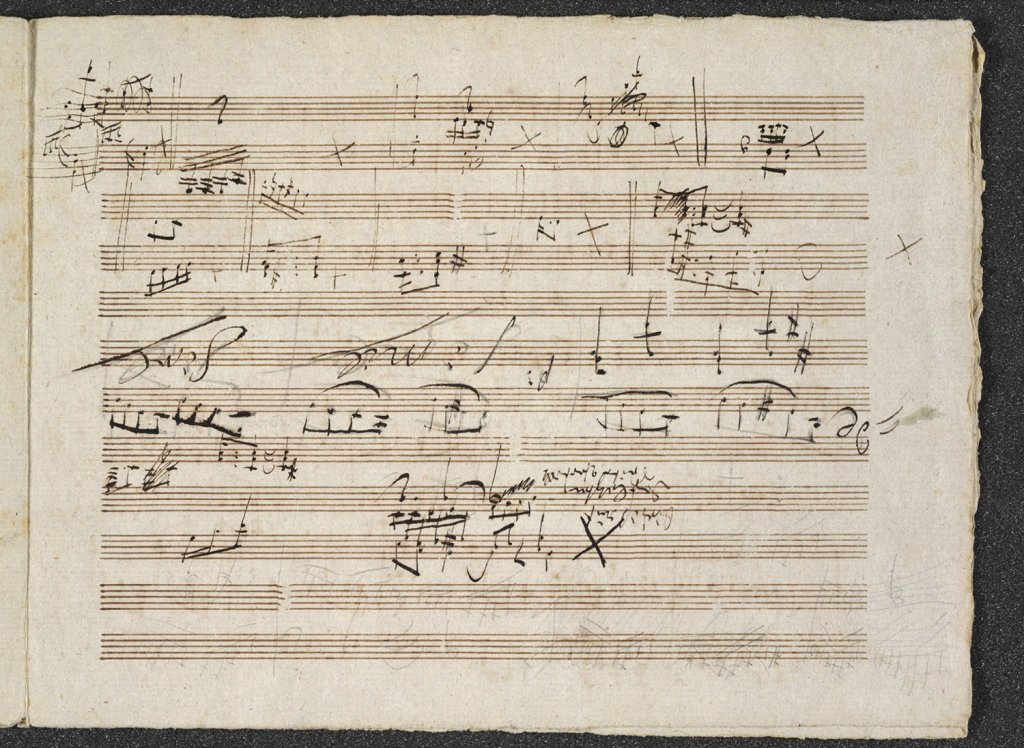 Ludwig van Beethoven, Náčrt k Variacím f moll, 1818