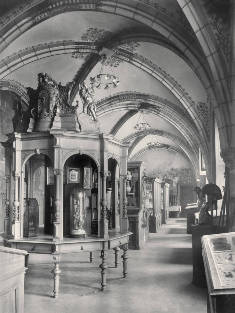 Expozice Muzea hlavního města Olomouce na radnici v roce 1943