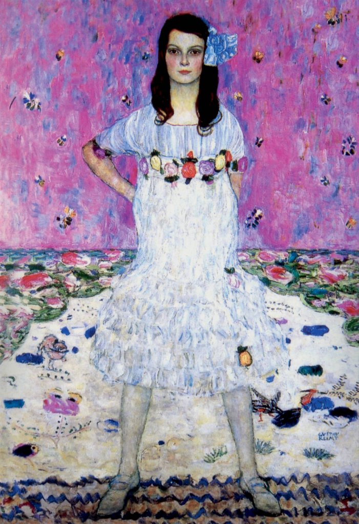Mäda Primavesi ml. na obraze Gustava Klimta z let 1912–1913