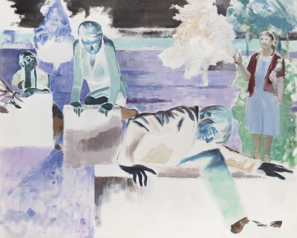 DANIEL BALABÁN: Vzkříšení, 2018 olej, plátno / oil, canvas, 160 × 200 cm soukromá sbírka