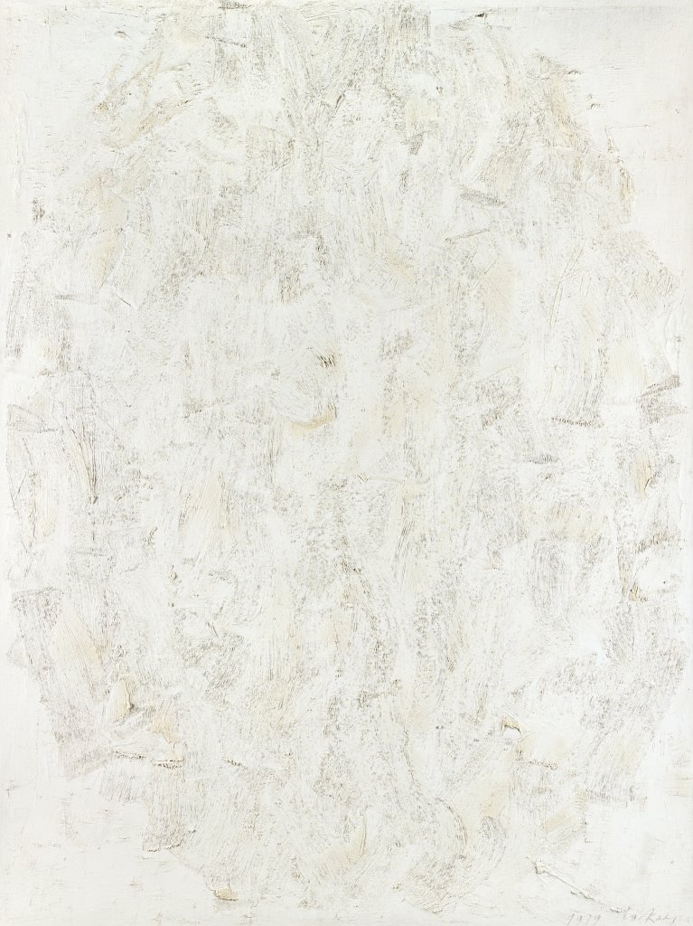LÁSZLÓ LAKNER: Duchamp, 1978, oil, canvas, private collection