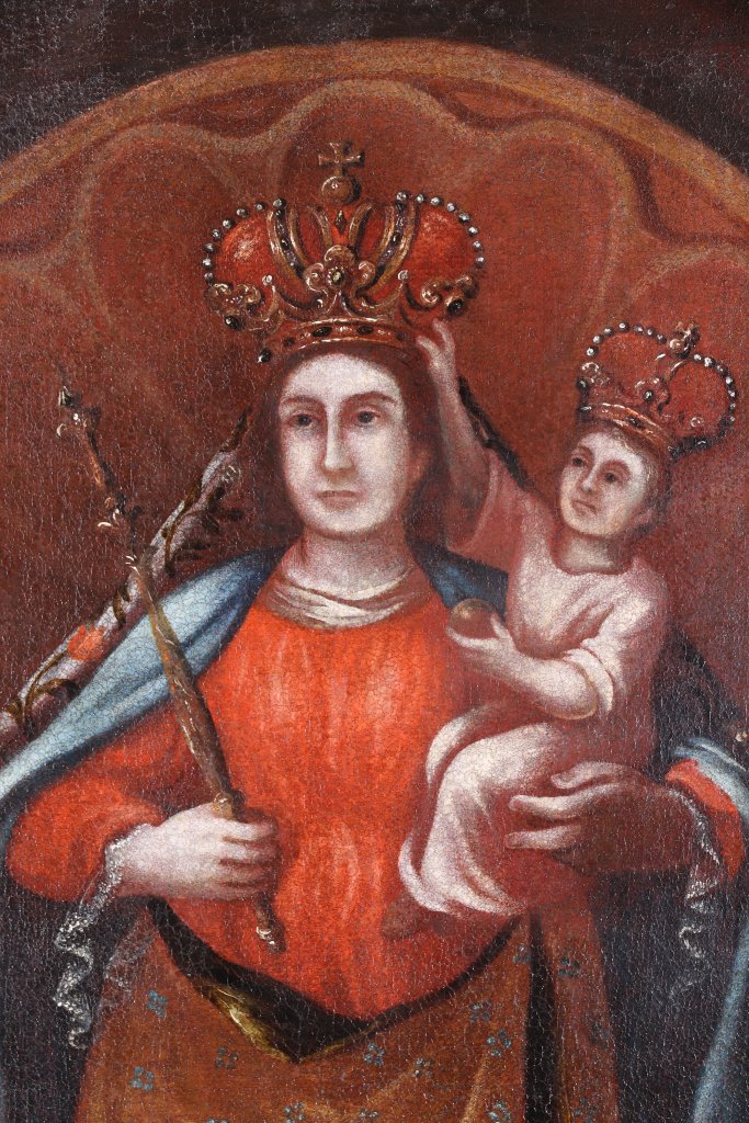 Panna Maria Křtinská - detail po restaurování
