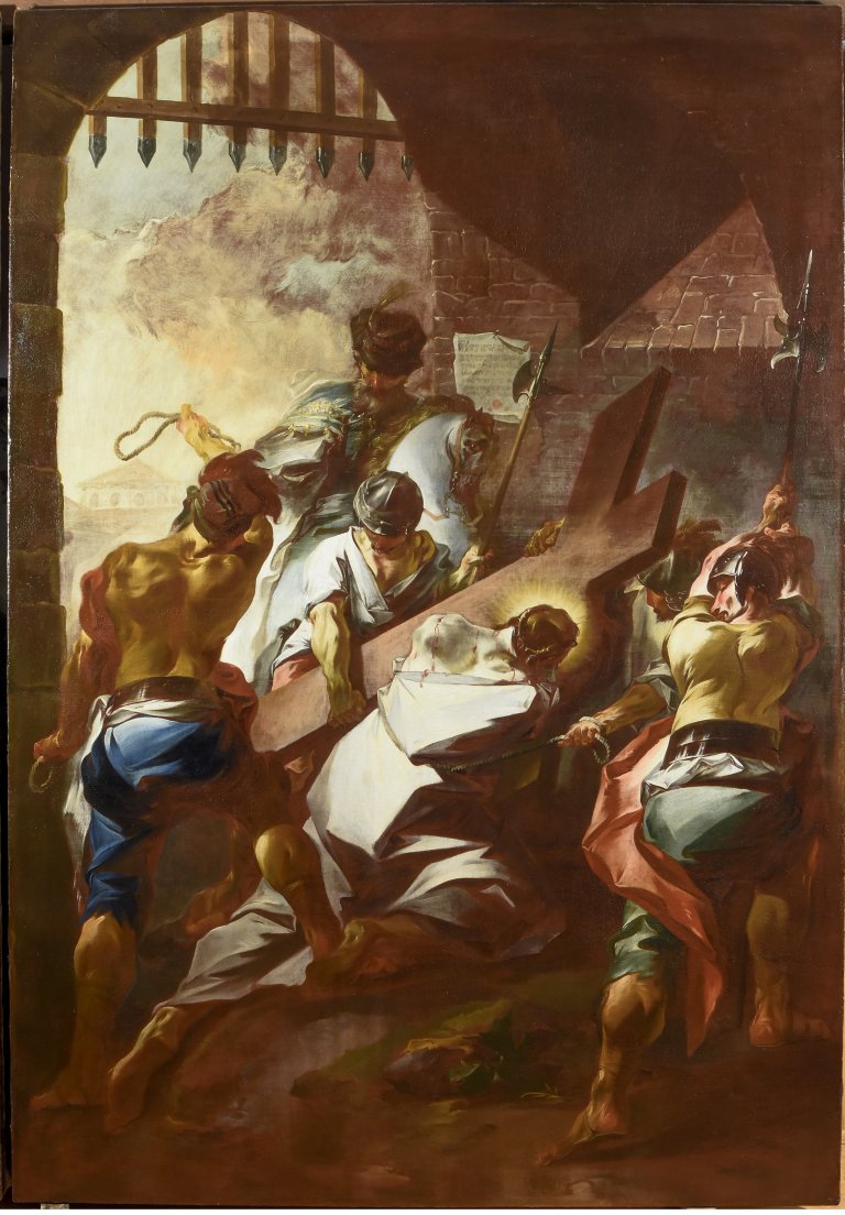 Johann Wenzel Bergl, 7th stop of the Stations of the Cross from the Church of the Assumption of the Virgin Mary on the Orlice River in Letohrad Johann Wenzel Bergl, 7th stop of the Stations of the Cross from the Church of the Assumption of the Virgin Mary on the Orlice River in Letohrad - condition after restoration by the Berger family