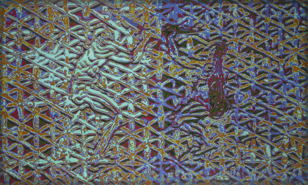 Vladimír Kokolia, Z boku, 2001, tapiserie