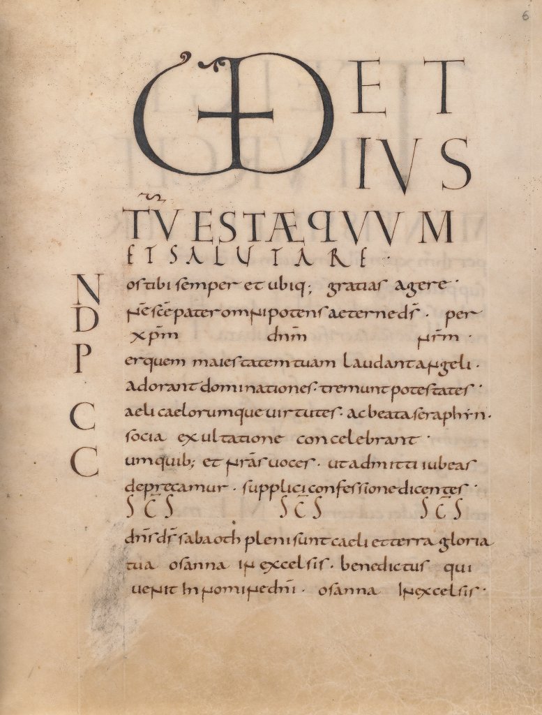 Gregorian Sacramentary Sacramentarium Gregorianum Northeastern France (Reims?), 2nd half of the 9th century