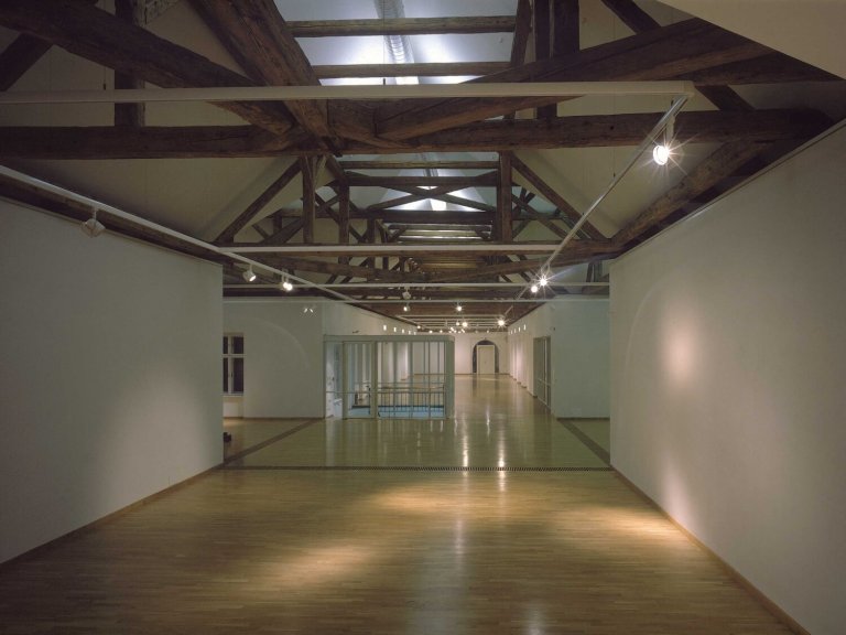 Michal Sborwitz (spolupráce Tomáš Vích), Muzeum umění Olomouc, rekonstruovaný prostor Trojlodí