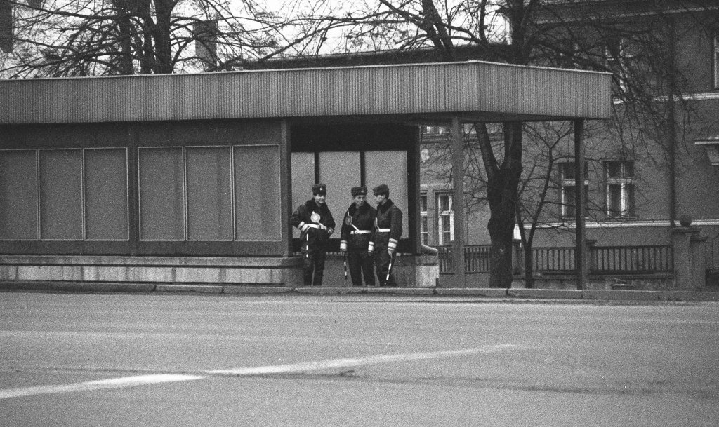 Michal Štosel_Ruští vojáci v Olomouci 1989