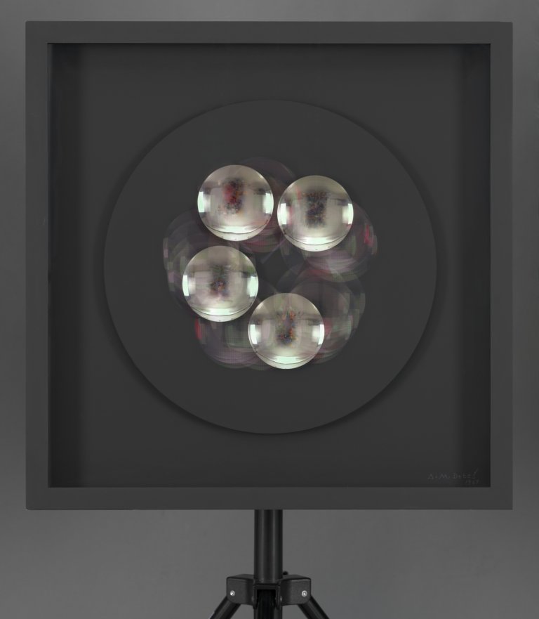 Milan Dobeš, Kinetický reliéf – kinetický objekt, 1968 Milan Dobeš, Kinetický reliéf – kinetický objekt, 1968