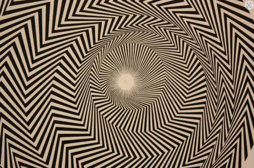 Bridget Riley, Blaze 1, 1962. Photo Marcus Quigmire. Courtesy Wikimedia Commons