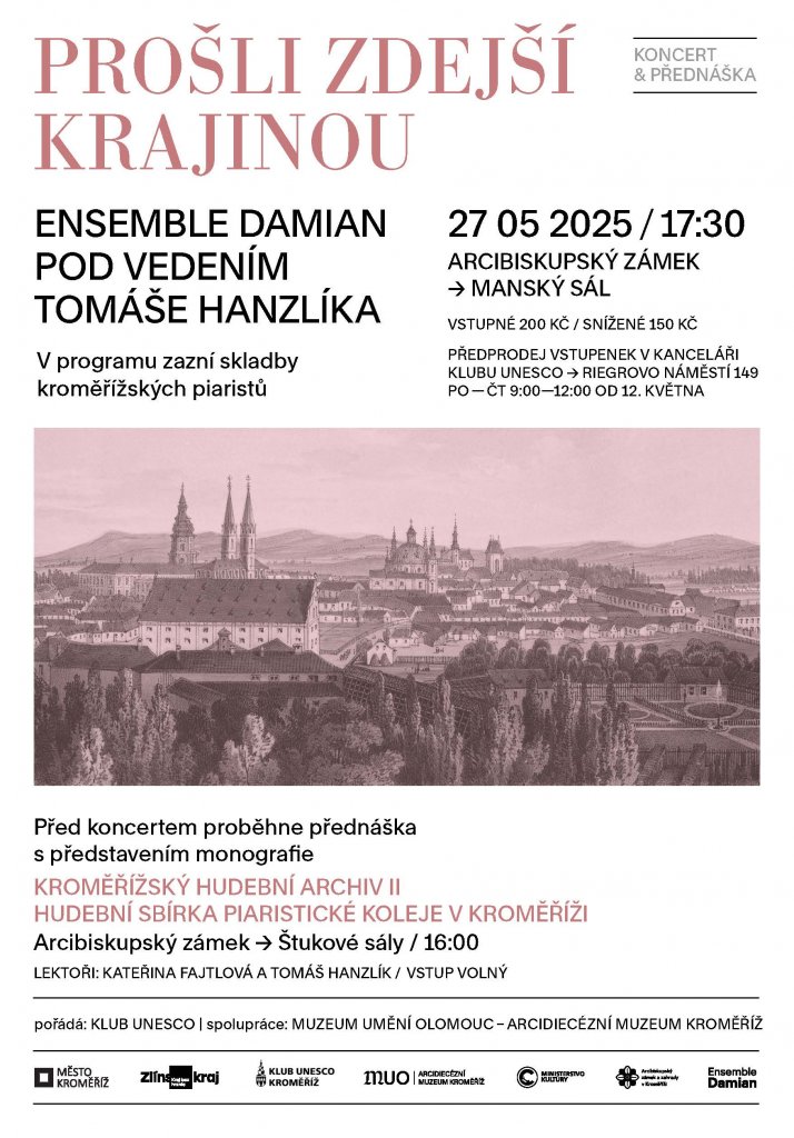 Přednáška a koncert Prošli zdejší krajinou v AMK