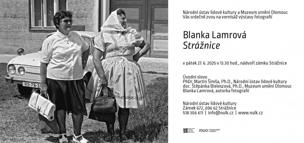 Blanka Lamrová: Strážnice (pozvánka na vernisáž)