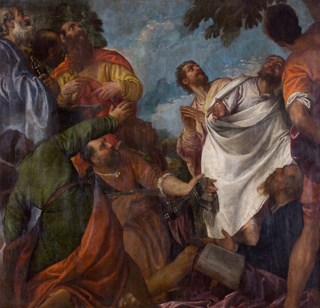 Paolo Caliari, zv. Paolo Veronese, Jedenáct apoštolů, kolem 1575 olej, plátno; 170×178 cm, Arcibiskupství olomoucké – Arcidiecézní muzeum Kroměříž