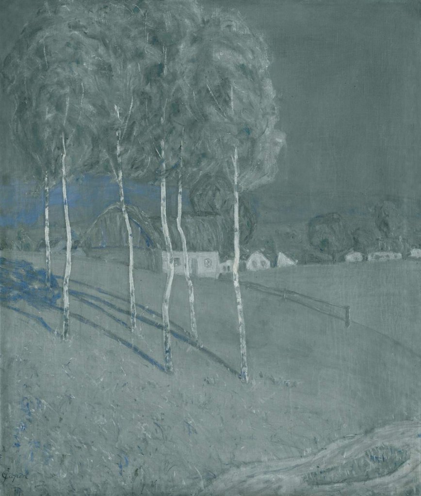 Josef, Čapek, Břízy, 1904, Olej, plátno, 70 × 59,5 cm. Muzeum umění Olomouc