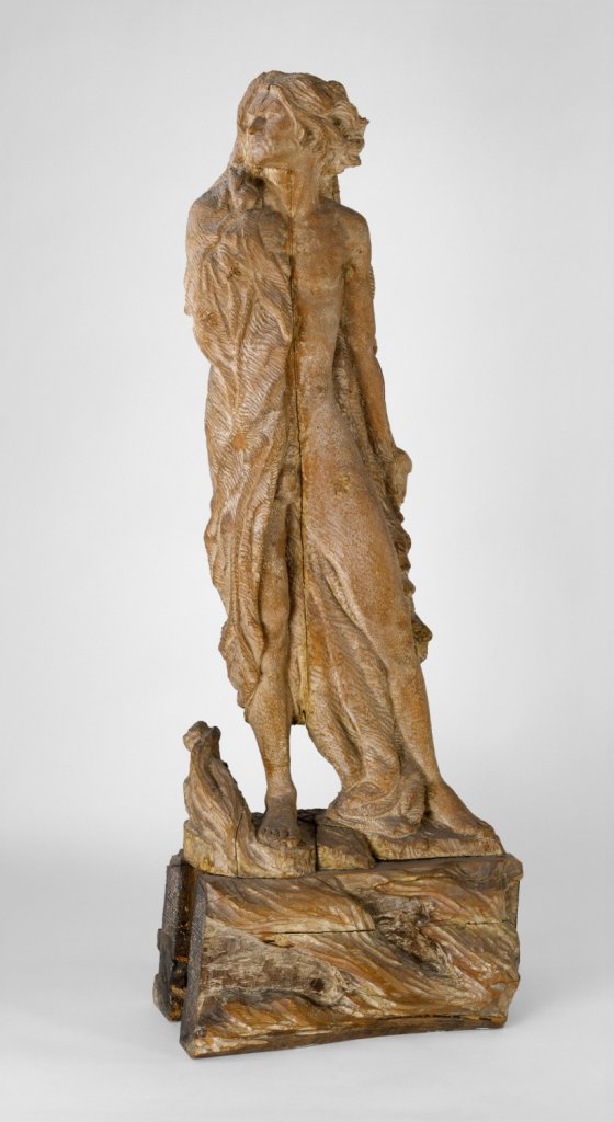 František Bílek, Osvobození, 1918. Dřevo; výška 100.5 cm, Muzeum umění Olomouc