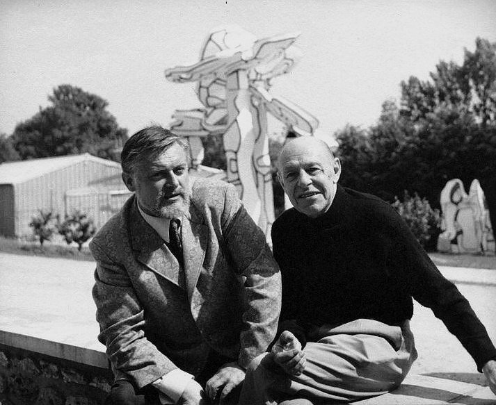 František Chaun and Jean Dubuffet, 1972