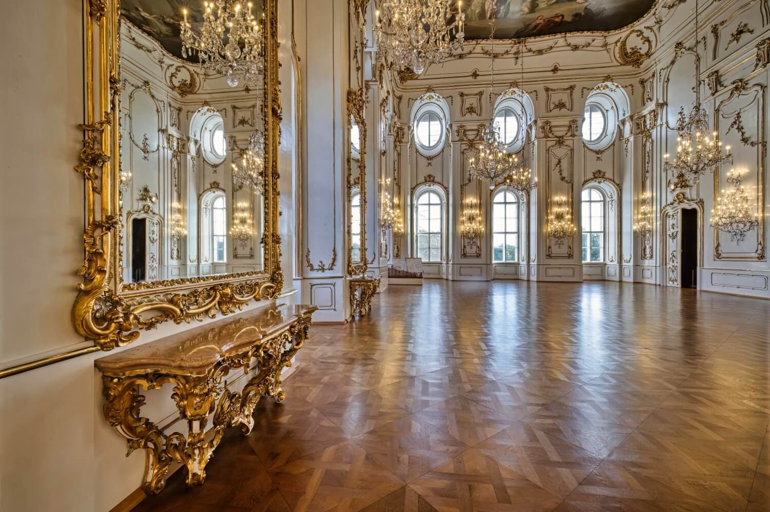 Sněmovní sál Arcibiskupského zámku v Kroměříži. Foto: AZK