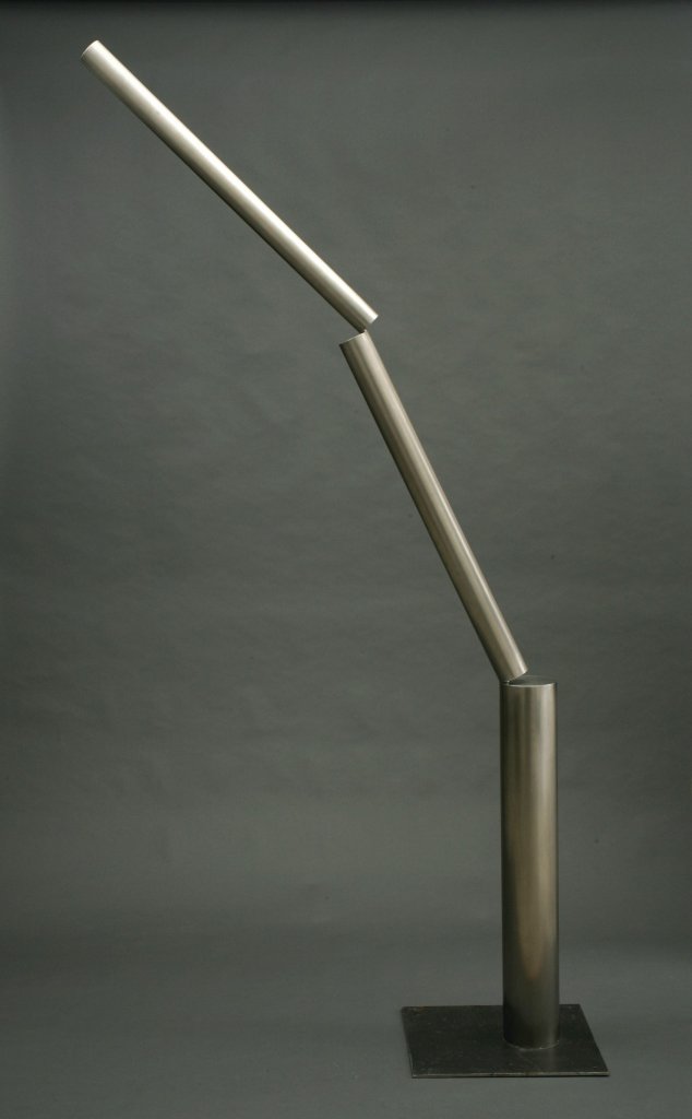 Stanislav Kolíbal, Pád I, 1967, nerez, v. 268 cm, Muzeum umění Olomouc