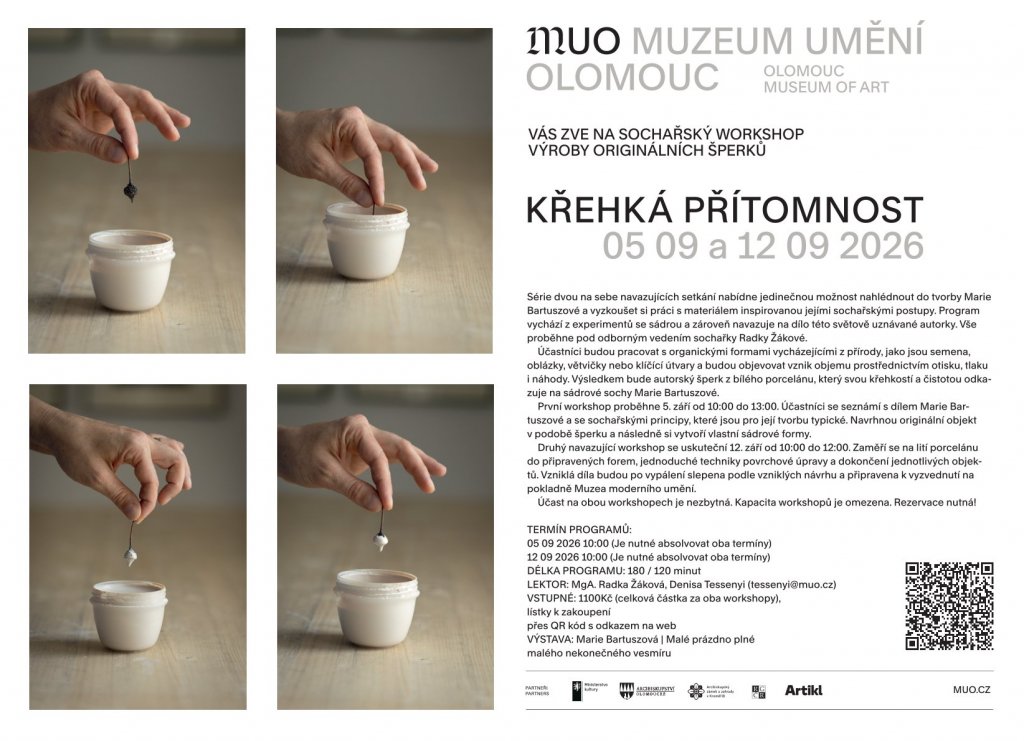 Pozvánka na dvojdílný workshop Křehká přítomnost
