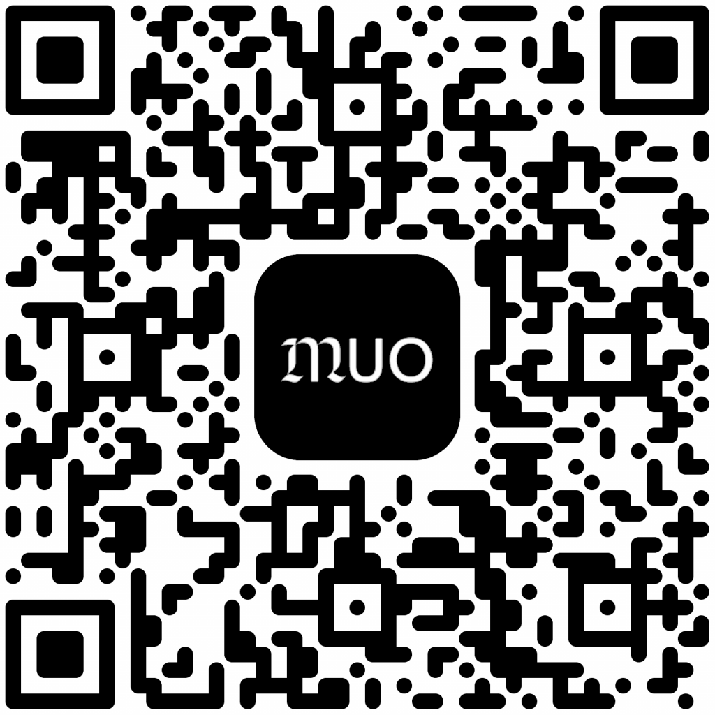 QR kód odkazující na audio průvodce expozicí Století relativity II