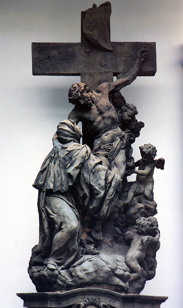 Matyáš Bernard Braun – Vidění sv. Luitgardy
