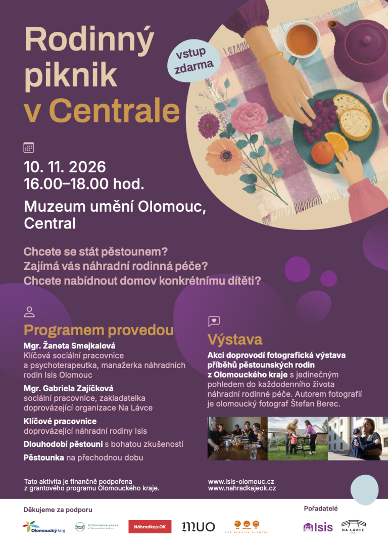 Pozvánka na Rodinný piknik v CENTRALE